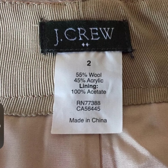 J.Crew Sz 2 Cozy Wool Tweed Mini in Firelight Orange |Holiday Ready - Picture 5 of 6